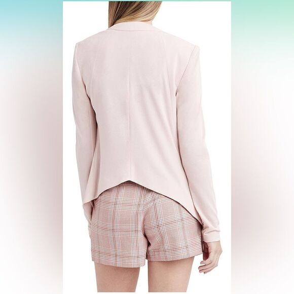 BCBGeneration Women's Tuxedo Blazer Jacket NWT Rose Smoke Pink Size Small - Picture 4 of 13